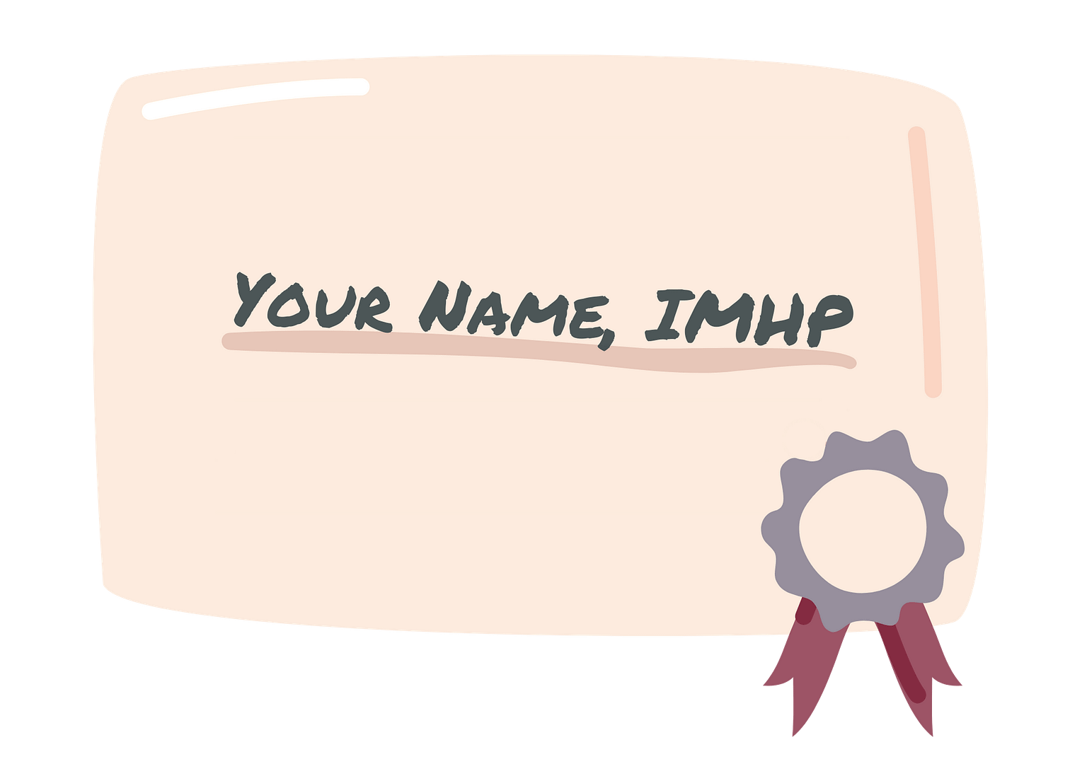 Your Name, IMHP